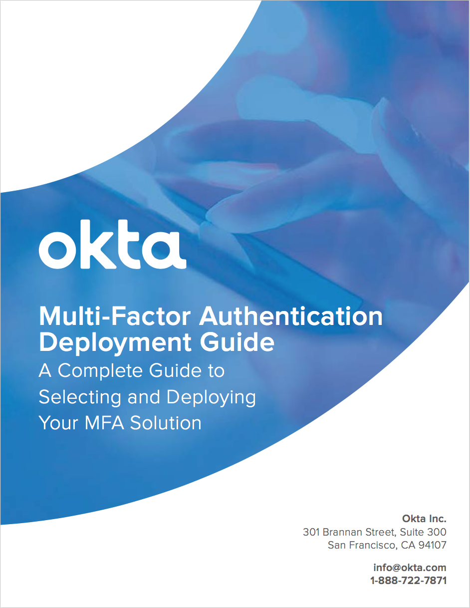 Multi-factor Authentication Deployment Guide | Okta